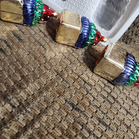 Vintage Holiday Time Doll Gift Glass Ornaments Handcrafted Glass Beautiful Clean - Picture 5 of 8